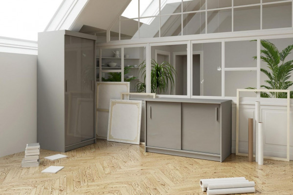 Design Komody Szafa Meble Drewno Luksusowe Meble Szafa 2-częściowe. Ustaw nowy