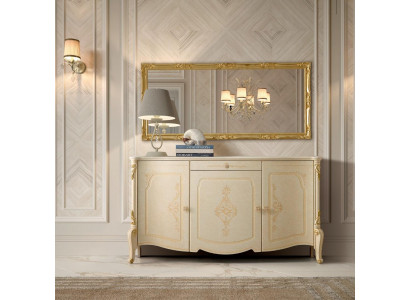 Kredens Lustro Kredens Komoda Drewno Design Meble Style Kredens Zestaw 2szt.