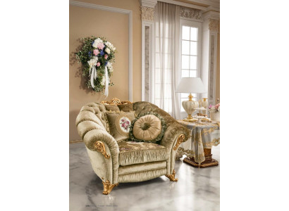 Meble Krzesła Art Deco Design Fotel Włókienniczy Salon Lounge Luxury Design Nowość