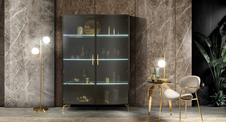 Gablota Szafa Nowoczesne Witryny Salon Salon Szafki Nowoczesne Nowe