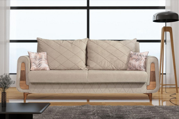 Designerska Nowoczesna Luksusowa Sofa 3 miejsce do siedzenia Meble Podkładka Włókienniczy Beżowa Kanapy xxl Nowość