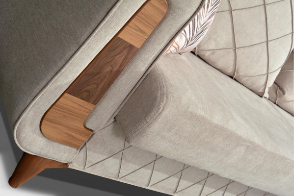 Designerska Nowoczesna Luksusowa Sofa 3 miejsce do siedzenia Meble Podkładka Włókienniczy Beżowa Kanapy xxl Nowość