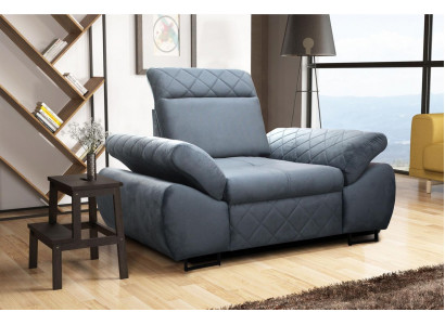 Fotel 1 miejsce do siedzenia Podkładka Sofy Lounge Club Meble Design Living Room Włókienniczy Kanapa