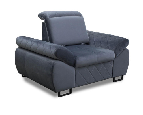 Fotel 1 miejsce do siedzenia Podkładka Sofy Lounge Club Meble Design Living Room Włókienniczy Kanapa