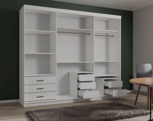 Meble Living Meble Drewno Nowe Ubrania Szafa Designerskie Szafy na Wysoki Połysk