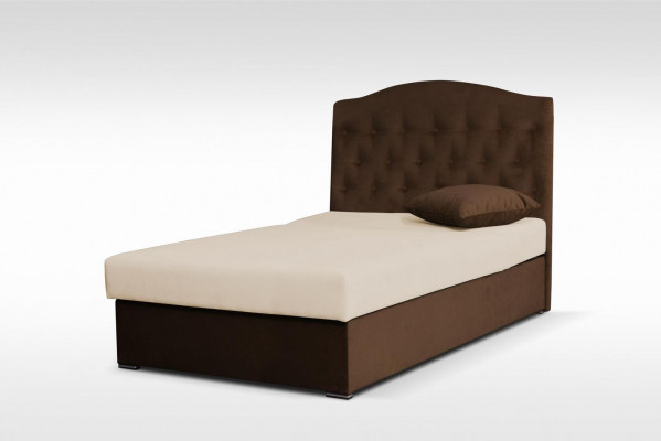 Meble 120x190 Podkładka włókiennicza łóżko Luxury Design Rama Chesterfield Single Bed