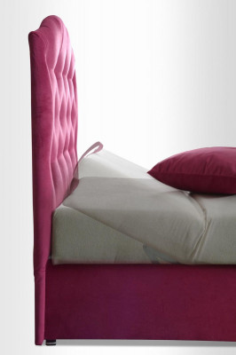 Meble 120x190 Podkładka włókiennicza łóżko Luxury Design Rama Chesterfield Single Bed