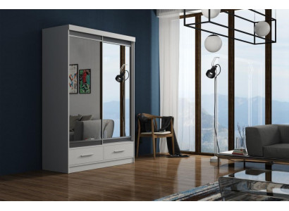Sypialnia Szafa 2-drzwiowa szafa wisząca Drewno 150cm Nowa