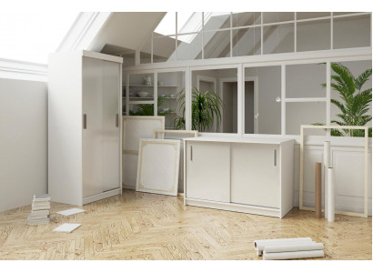 Półki Szafki Office Office Uniwersalne Teczki Biurowe Półka Szafa Galota Drewno Nowe