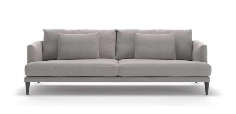 Dwumiejscowa luksusowa szara sofa Meble tekstylne Sofy do salonu Couen Modern