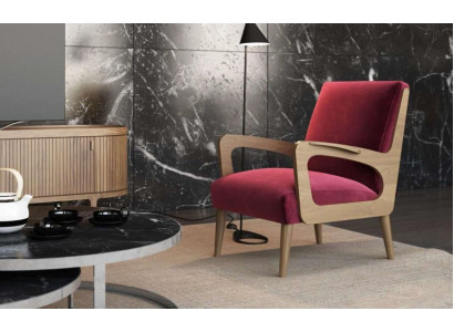 SalonFotel luksusowy jednoosobowy koktajlFotel LeseFotel Materiał