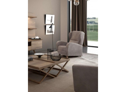 Luksusowy RelaxFotel LeseFotel o nowoczesnym designie, jednoosobowy, ciemnoszary, nowoczesny