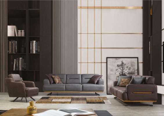 Zestaw sofowy 3+2+1 miejsce do siedzenia Zestaw Design Sofy Podkładka Kanapy Modern New