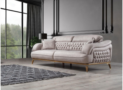 Sofa trzyosobowa 3 miejsce do siedzenia Luksusowe kanapy Biały Podkładka Designerskie Meble Nowe