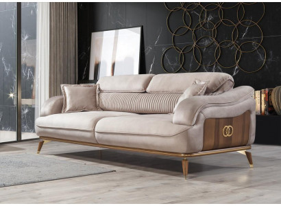 Sofa trzyosobowa 3 miejsce do siedzenia Luksusowe sofy do salonu Meble Material Design