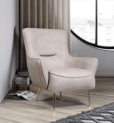 Fotel Podkładka Meble Relaks Design Meble Biały Lounge luksusowy jednomiejscowy