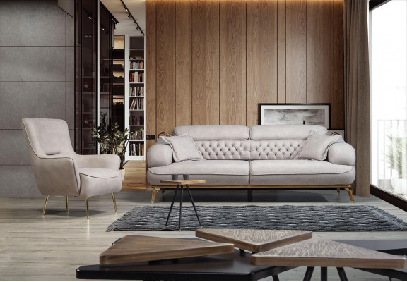 Fotel Podkładka Meble Relaks Design Meble Biały Lounge luksusowy jednomiejscowy