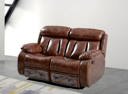Sofa 2 miejsce do siedzenia Design Podkładka Modern Skóra Materiał Pokój dzienny dwumiejscowy