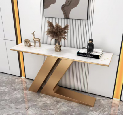 Nowoczesny Stół konsolowy Design Drewno Tabela konsola Stoły konsolowe kredens