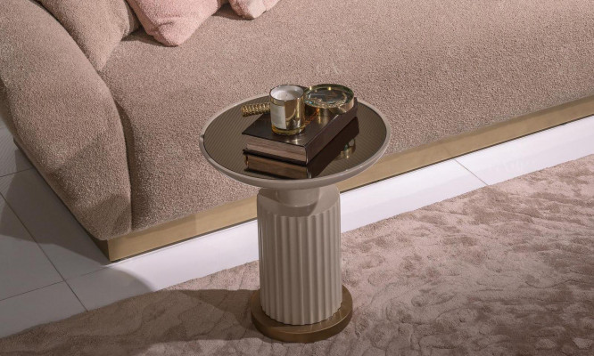 Szezlong Grupa Sofa Stoliki boczne Podkładka Materiał Nowoczesny zestaw 3-częściowy