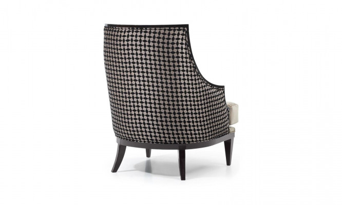 Fotel EarsFotel Single Seater miejsce do siedzenia Materiał Szary Salon Klasyczny