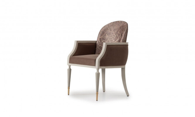 Fotel EarsFotel Design CocktailFotel miejsce siedzące Beige Material Podkładka