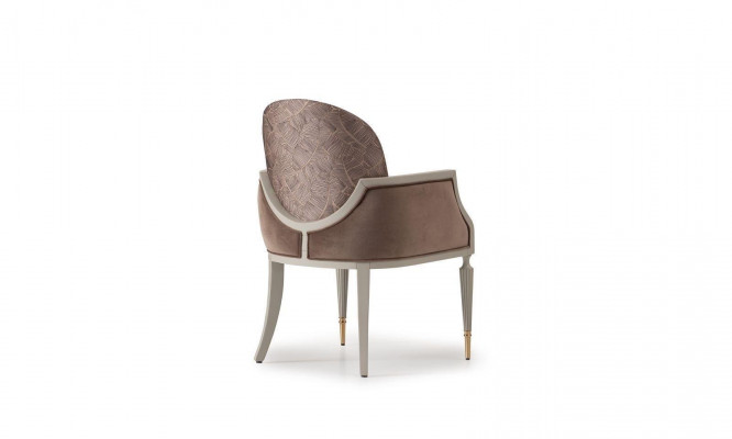 Fotel EarsFotel Design CocktailFotel miejsce siedzące Beige Material Podkładka