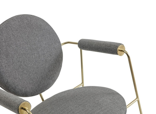 Krzesło do jadalni designerskie Krzesło z Podłokietniki Krzesło tapicerowane Modern Meble