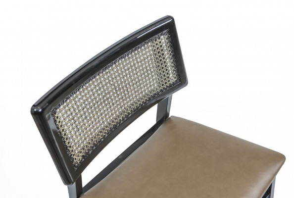 jadalnia Krzesło Czarny Krzesło Drewniane Nowe Meble Podkładka Siedziba Design Modern