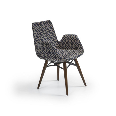 Luksusowy fotel jadalnia Modern Designer Krzesło z Podłokietniki Nowość
