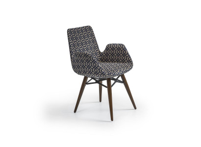 Luksusowy fotel jadalnia Modern Designer Krzesło z Podłokietniki Nowość