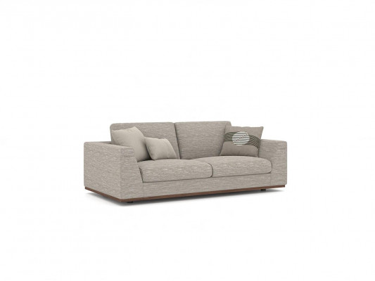 Pokój dzienny szary Zestaw sofowy 2x sofy dwuosobowe design Fotel luksusowe umeblowanie