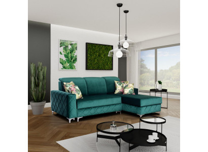 Żywy krajobraz Sofa Siedziba Esk Narożnikowa kanapa L-shape Włochy Sofy Sofa Tekstylna Kanapa Nowość
