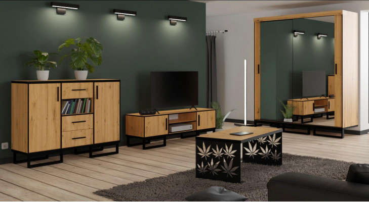Komoda Szafa projekt Szafa Gablota Komody XXL Półka Loft