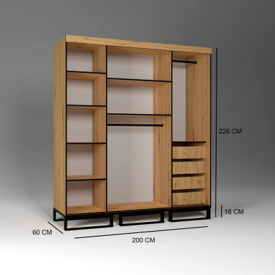 Komoda Szafa projekt Szafa Gablota Komody XXL Półka Loft