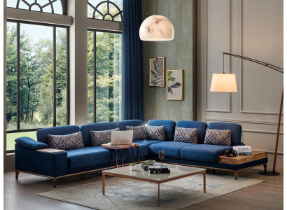 Narożnikowa kanapa Sofa w kształcie litery L Sofa Design Salon Podkładka Włókienniczy Nowoczesny Narożnik Ustaw