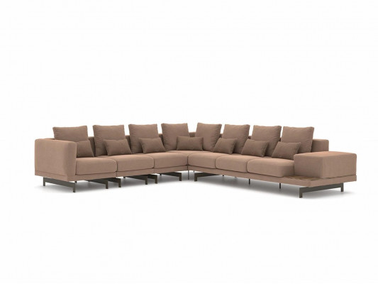 Tapicerowana sofa do salonu w kształcie litery L luksusowy Narożnik Ustaw Nowe meble włókiennicze