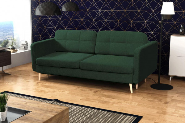Sofa rozkładana luksusowa designerska sofa 3 miejsce do siedzenia Meble Podkładka Włókienniczy Niebieskie kanapy Narożnik