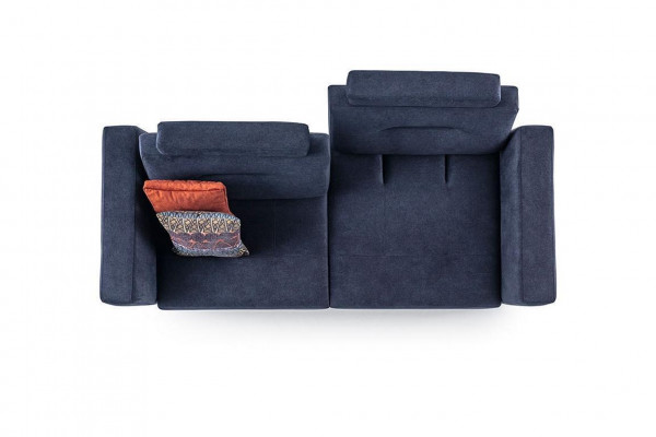 3-miejsce do siedzenia Szara, nowoczesna, luksusowa sofa materiałowa do salonu, trzyosobowa sofa