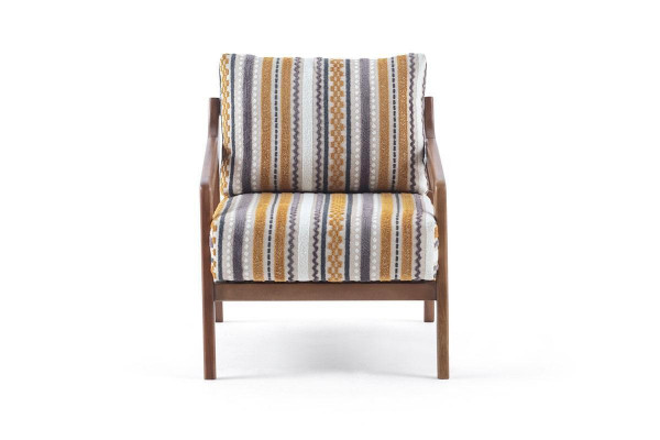 Salon designerski nowoczesny 1-miejsce siedzące sofa materiałowa sofa z poduszkami