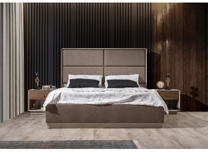Luksusowy Zestaw Sypialnia Eleganckie Łóżko I 2x Szafki nocne Nowoczesny design