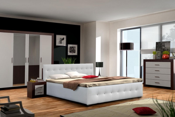 Sypialnia łóżka Włókienniczy Hotel Luxury Podkładka 180x200 Meble Podwójne łóżko Łóżko Nowe