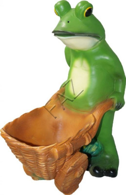 Projekt żaby figurka statua ogrodowa rzeźba figurki rzeźby dekoracja c652