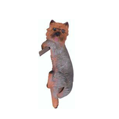 Wisząca figurka psa Statua Rzeźba Dekoracja ogrodowa 24cm Figurki Posągi Rzeźby