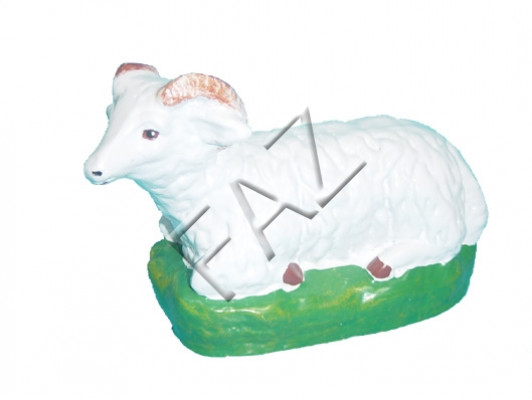 Projekt Lamb Leżąca figura Statua ogrodowa Rzeźba Figury Rzeźby Dekoracja Nowość