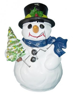 Projekt Snowman Rysunek Rzeźba Figury Kamienna figura Dekoracja betonowa Dekoracja Nowość