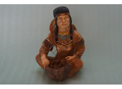 Projekt Indian Rysunek Miska Statua Rzeźba Figury Rzeźby Dekoracja Nowość