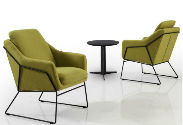 Projektant Lehn Krzesło Podkładka Sofa 1 miejsce siedzące Modern New TV Fotel