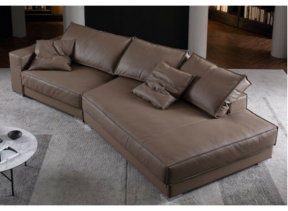 Nowoczesne Sofy Sofa Skórzana Kanapa Narożnik Design Narożnik Narożnikowa kanapa w kształcie litery L