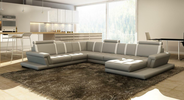 Skórzana sofa sofa podkładka Żywy krajobraz designerska skórzana sofa